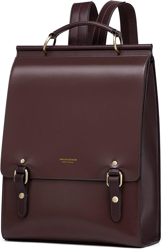 Leather Backpack Purse for Women - Vintage Style