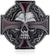 Vintage Skull Celtic Cross Western Belt Buckle for Men | Zinc Alloy