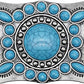 Vintage Western Turquoise Belt Buckle for Men - Zinc Alloy