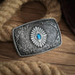 Western Cowboy Belt Buckle - Vintage Indian Elements for 1.5" Belts | Men & Women