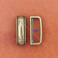 Western Floral Carved Belt Buckle Set - Antique Brass, 35mm Strap Fit