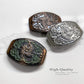Western Floral Ornate Replacement Buckle - Antique Silver