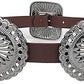 Wide Disc Concho Western Belt - Turquoise Cowgirl Style