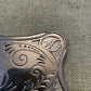 Wide Flower Filigree Engraved Western Belt Buckle