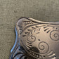 Wide Flower Filigree Engraved Western Belt Buckle