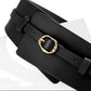Women's 2-in-1 Detachable Wide Waist Belt – Liquid Gold Buckle