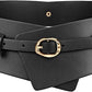 Women's 2-in-1 Detachable Wide Waist Belt – Liquid Gold Buckle