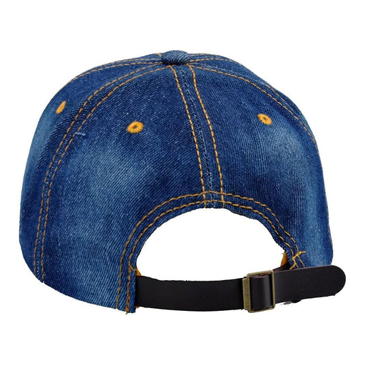Women's Blessed Rhinestone Denim Baseball Cap – Trendy Sparkle