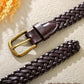 Women's Casual Braided Work Belt - Thin Woven Style