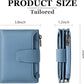 Women's Compact RFID Blocking Leather Bifold Wallet