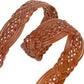 Women's Hand-Woven Wide Braided Belt – No Punch Needed