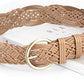 Women's Hand-Woven Wide Braided Belt – No Punch Needed