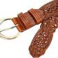 Women's Hand-Woven Wide Braided Belt – No Punch Needed
