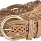 Women's Hand-Woven Wide Braided Belt – No Punch Needed
