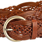 Women's Hand-Woven Wide Braided Belt – No Punch Needed