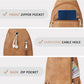 Women's Leather Sling Bag Crossbody Chest Bag - Camel Brown