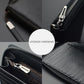 Women's RFID Blocking Zip-Around Leather Wallet Wristlet