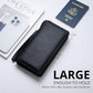Women's RFID Blocking Zip-Around Leather Wallet Wristlet