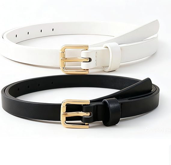 Women's Skinny Belt 4-Pack – Jeans & Dress Waist Belts