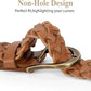 Women's Skinny Braided Belt - Antiqued Copper Buckle