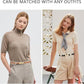 Women's Skinny Leather Belt – Golden Turn-Lock Buckle