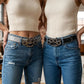 Y2K Rhinestone Star Buckle Belt - Punk Gothic Statement