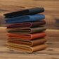 Men's Long Leather Wallet – Crazy Horse Cowhide Card Holder, Phone & Money Bag with 18 Card Slots