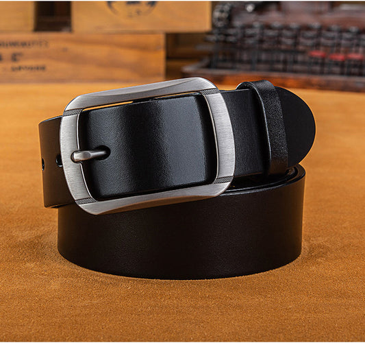 Men’s First Layer Cowhide Leather Belt