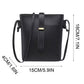 Lightweight Mini Crossbody Shoulder Bag for Women in PU Leather