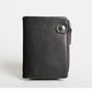 Men’s Short Bifold Wallet With Zipper, Genuine First Layer Cowhide Leather, Casual Horizontal And Vertical Styles