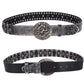 Punk Rivet Leather Belt for Men & Women