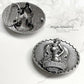 Engraved Replacement Belt Buckle - Skull & Western Motifs