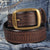 Men's Vintage Cowhide Pin Buckle Leather Men's Jeans Belt