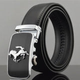 Men's Automatic Buckle Leather Belt