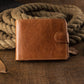 Multifunctional Men's Short Leather Wallet