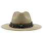 Jazz Cowboy Straw Outdoor Seaside Sun Hat
