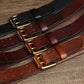 Men’s 1.5 Inch Double Prong Leather Jeans Belt