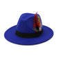 Autumn And Winter New Black Woolen Top Hat