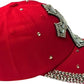 Women's Bedazzled Cross Rhinestone Cap - Bling Christian Hat
