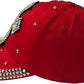 Women's Bedazzled Cross Rhinestone Cap - Bling Christian Hat