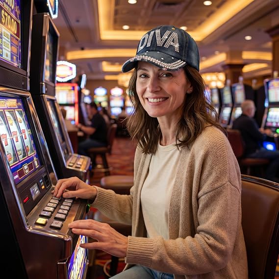 Women's Bedazzled Distressed Denim Baseball Cap