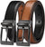 Reversible Leather Belt for Men – Black & Brown 2-in-1