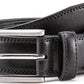 Men's Classic Black Leather Belt – Formal & Business Casual