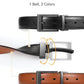 Reversible Leather Belt for Men – Black & Brown 2-in-1