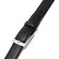 Men's Classic Black Leather Belt – Formal & Business Casual