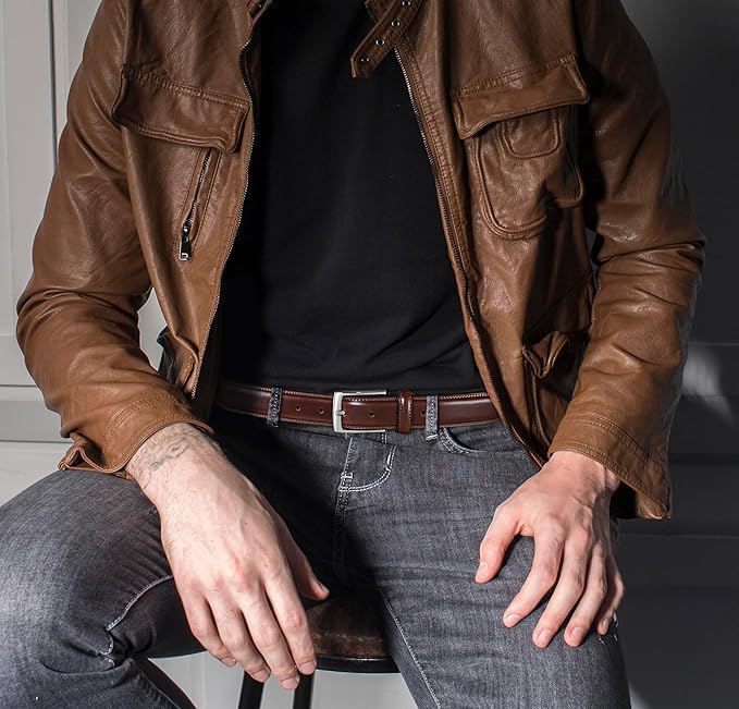 Men's Leather Belt 2-Pack – Handmade Business & Casual Belts
