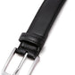 Men's Classic Black Leather Belt – Formal & Business Casual