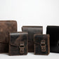 Men's Small Phone Crossbody Messenger Bag - Full Grain