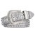 Men Women Alloy Belt Punk Rock Rivet Rhinestone