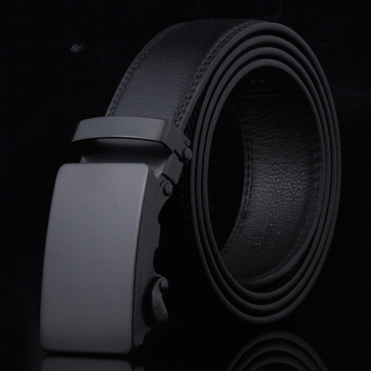 Men’s Statement Leather Ratchet Belt with Adjustable Fit
